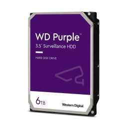 WD Purple Surveillance Hard Drive - 6TB
