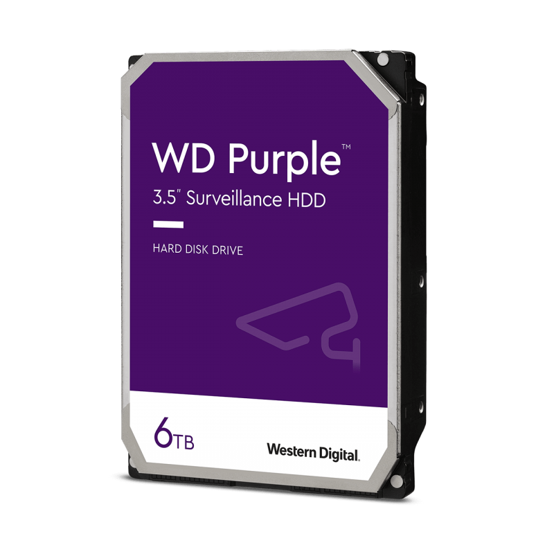 WD Purple Surveillance Hard Drive - 6TB